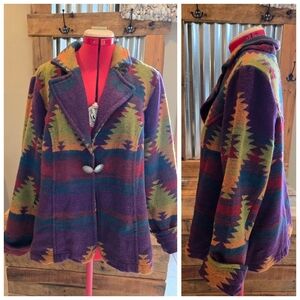 SW Aztec Jacket 1X Coldwater Creek Southwest Style